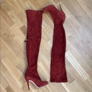 Brian Atwood sienna thigh high stretch boots